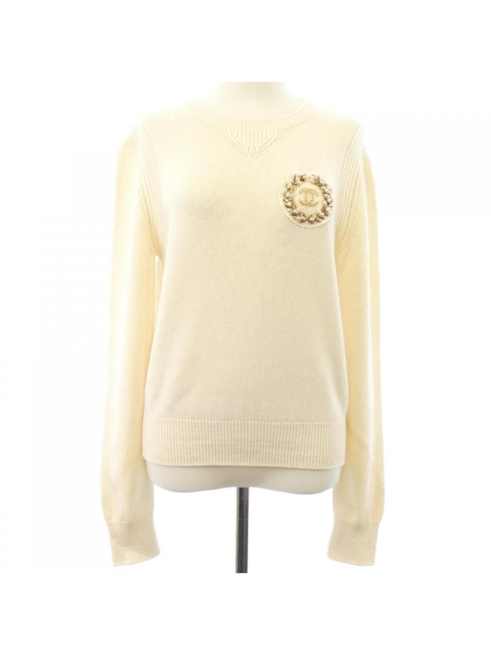 Chanel Knit Sweater Beige